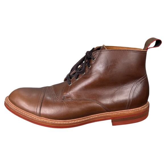 Allen Edmonds Patton Brown Leather Weatherproof Cap-Toe Chukka Boot Size 14 main image 4